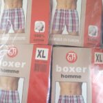 Boxer Homem tecido