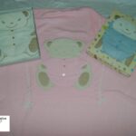 Manta bebe bordada Urso
