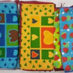 Pano cozinha felpo estampado 50x50 c/vivo