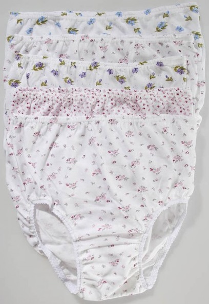 Cueca senhora cinta alta estampada ref.1016