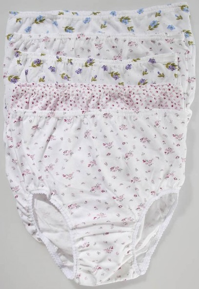 Cueca senhora cinta alta estampada ref.1016