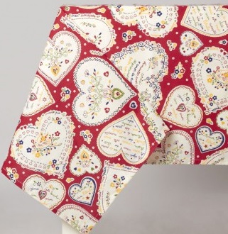 Toalha de mesa estampada ref.11 namorados