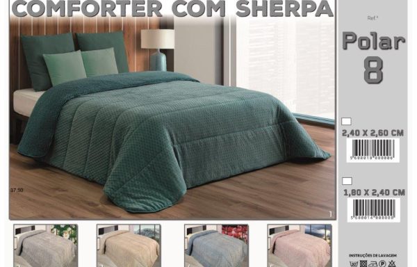 Manta/Edredão conforter c/ sherpa