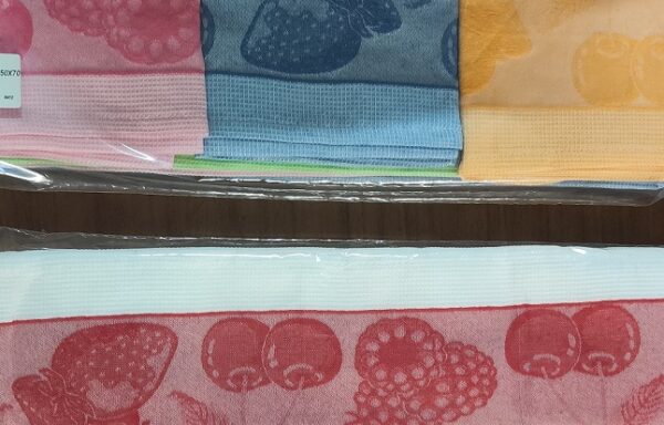 Pano cozinha favo jacquard ref.frutos