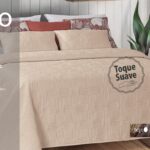 COLCHA OIKO CASAL 250X260 REF.LAZE/MOONIE C/ALMOFADAS CHEIAS