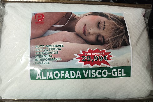 Almofada dormir visco-gel par